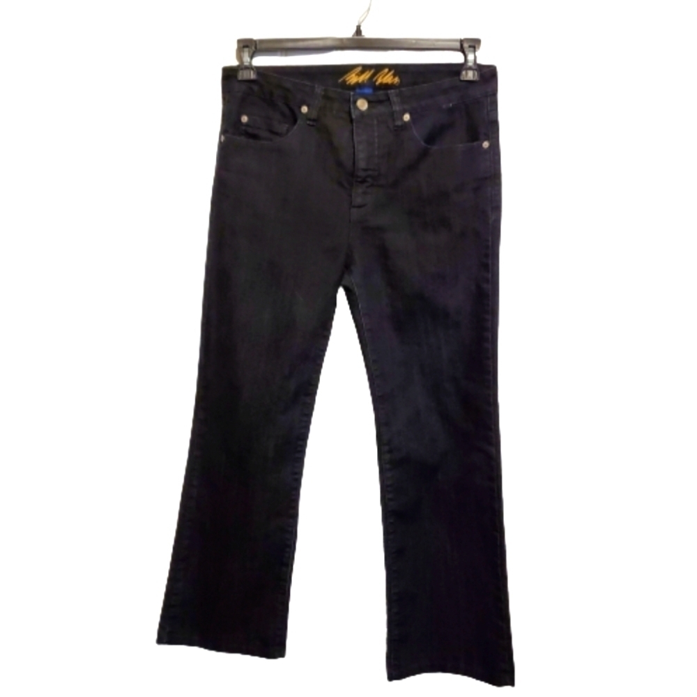 Bill Blass Stretch Bootcut Dark Jeans Size 6